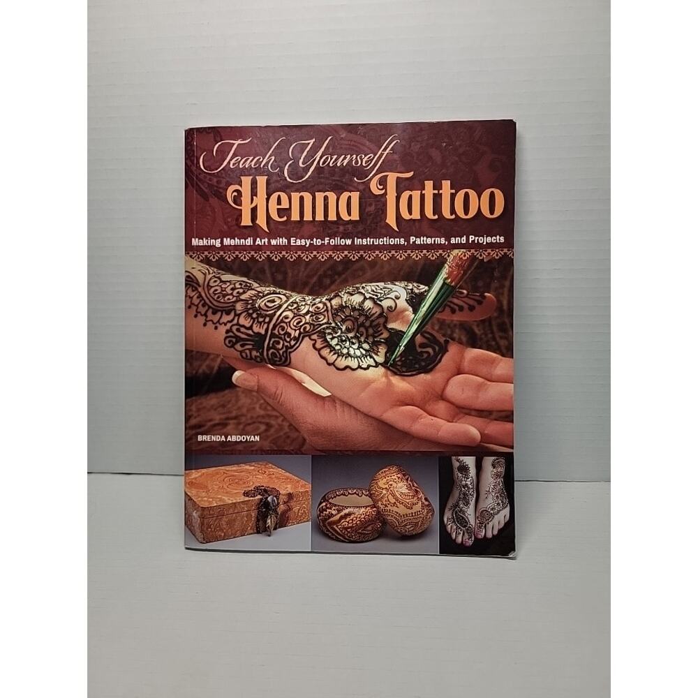 Teach Yourself‎ Henna Tattoo Book Beginner Guide Designs Techniques - Picture 3 of 13